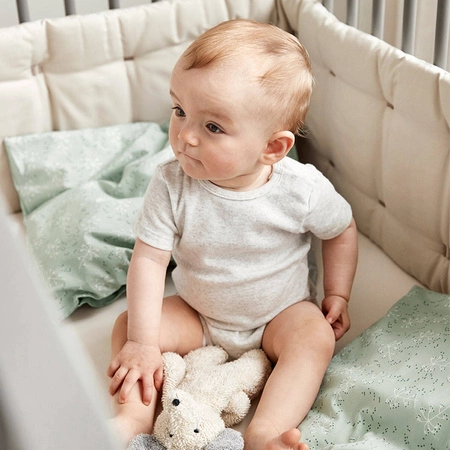 LEANDER - pościel niemowlęca Meadow, 70x100 cm, szałwiowy