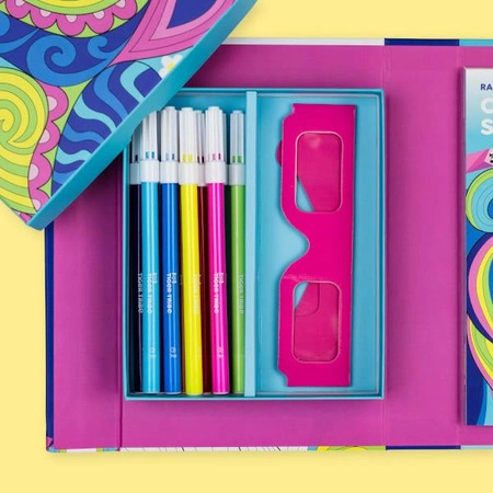 Tiger Tribe Zestaw Kolorowanek 3D – Tęczowe Sny