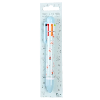 Długopis 6 kolorów, Mimi i Milo, Rex London