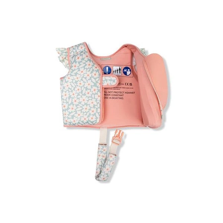 The Swim Essentials Kamizelka do nauki pływania dla dzieci 15 -18 kg Florish Green