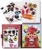 Książeczka z naklejkami wielokrotnego użytku Miny na twarzy Farma 40511-Melissa & Doug, naklejki dla dzieci