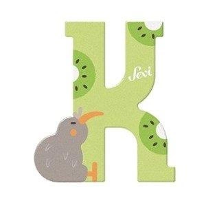 Mały alfabet Głoska K ptak kiwi 83011-Sevi, Literki dla dzieci