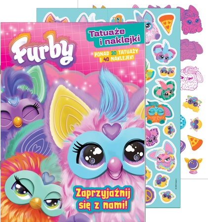 Zaprzyjaźnij się z nami! Furby. Tatuaże i naklejki
