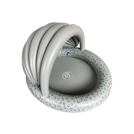 The Swim Essentials Basen z daszkiem 100 cm Green Leopard 2023SE506