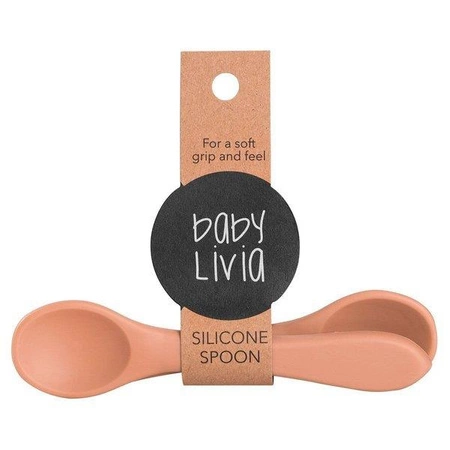 Baby Livia Zestaw 2 łyżeczek Muted Clay 400-9