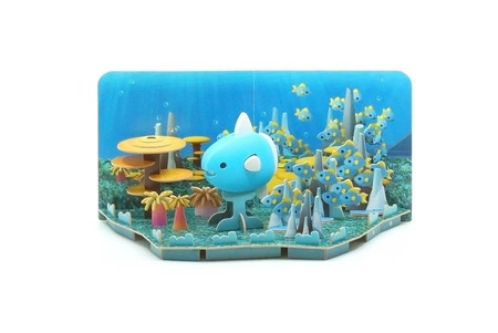 Halftoys Magnetyczna Składana Ryba Samogłów z Makietą