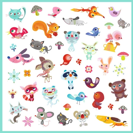 Zestaw naklejek MALI PRZYJACIELE DJ08842