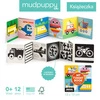 Mudpuppy Kartonowa kontrastowa dwustronna książeczka harmonijka Pojazdy 0+