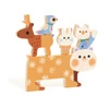 Drewniane puzzle ZWIERZĄTKA ZIMĄ  DJ01090