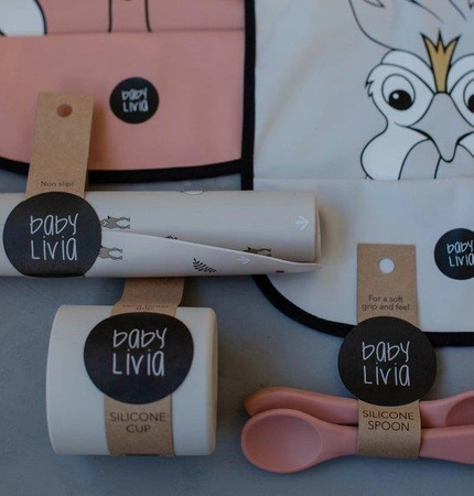 Baby Livia Śliniak z rękawkami Rust Miś 303-7