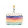 JellyCat - Urodzinowy Torcik Tęczowy 18 cm