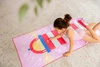 Quut Dwustronny ręcznik plażowy PlayTowels M (140 x 70cm) Lighthouse