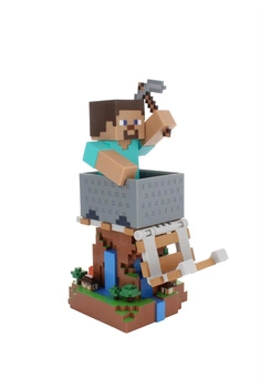 Minecraft stojak na telefon - kontroler (wysokość: 20 cm) - Steve