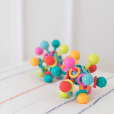 Gryzak Tęczowy atom 214200-Manhattan Toy, zabawka dla niemowlaka