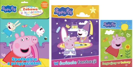 Spotkania z przyjaciółmi. Świnka Peppa. Zabawa z kolorami