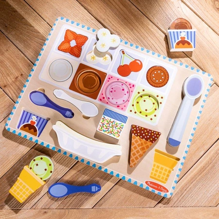 Drewniana układanka magnetyczna Lodziarnia i cukiernia Melissa & Doug 31006