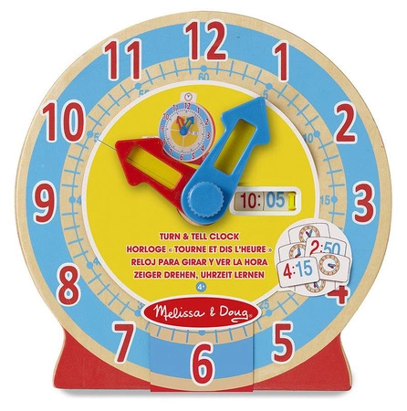 Zegar wskazówkowy i numeryczny dla dzieci 2w1 Melissa and Doug 14284