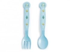 Sztućce dla dziecka sowa 6m+ LULABI