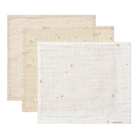 Little Dutch Chusteczki muślinowe 25x25 cm Blueberry Leaves & Sage