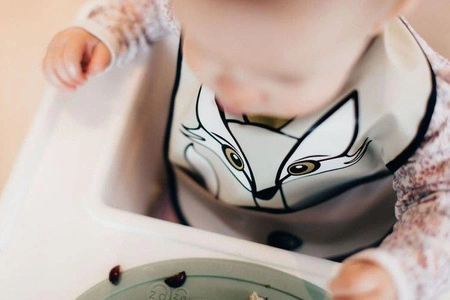 Baby Livia Śliniak Grey Lisek 102-9