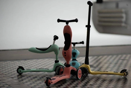 SCOOTANDRIDE Highwaykick 1 2w1 Jeździk i hulajnoga 1-5 lat Peach