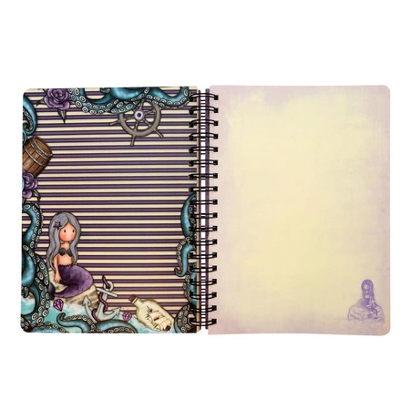 Duży kołonotatnik - Gorjuss Pirates - Sea Nixie