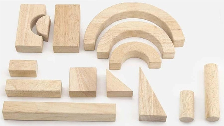 Drewniane klocki Viga Toys 42 elementy