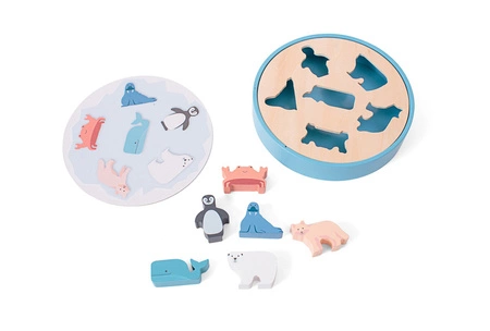 BS Toys, Drewniany sorter Zwierzęta Arktyki