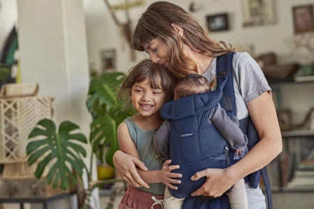 BABYBJORN MOVE 3D Mesh - nosidełko, Granatowy