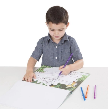 Łączenie kropek ABC 123 Dzikie Zwierzęta 19104-Melissa & Doug, łączenie kropek