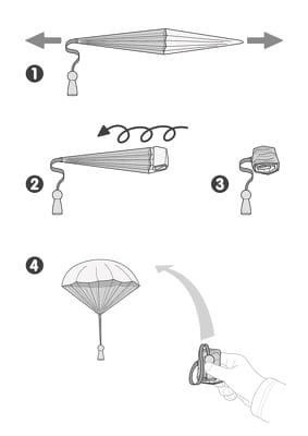 Display spadochroniarze superbohaterowie DJ00150