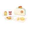 Janod Drewniany zestaw śniadaniowy z tosterem i 12 akcesoriami Shiny Grandma 3+