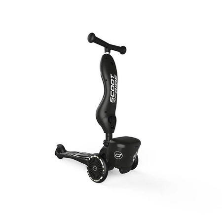 SCOOTANDRIDE Highwaykick 1 Lifestyle 2w1 Jeździk i hulajnoga z zamykanym schowkiem 1-5 lat Zebra