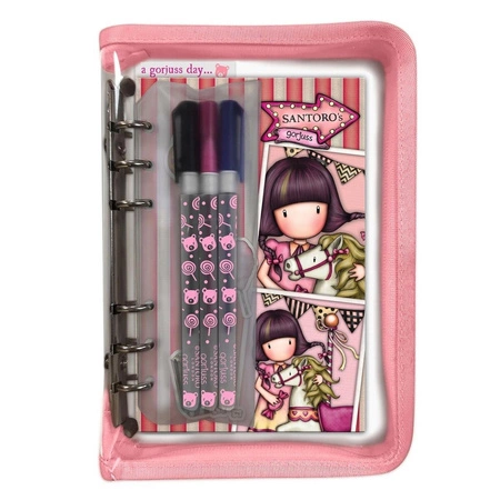 Zestaw Przyborów Szkolnych, Organizer - Gorjuss - Fairground - Carousel