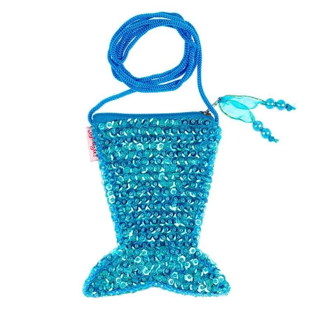 Souza! Cekinowa torebka na ramię dla dzieci syrenka Merly niebieska
