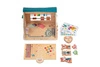 LILLIPUTIENS Drewniana rozkładana Szkoła z 3 figurkami i akcesoriami 3 lata+