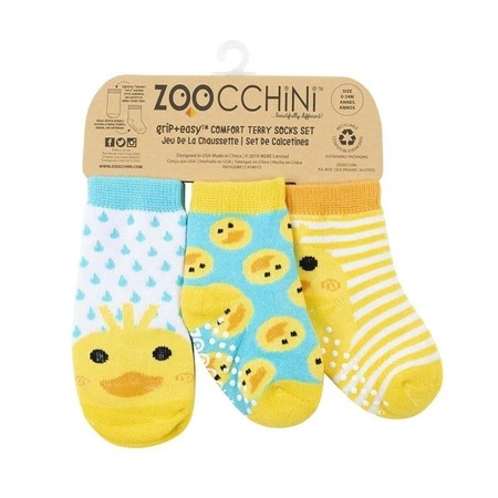 Zoocchini Skarpetki 3 pary Kaczka 0-24 m