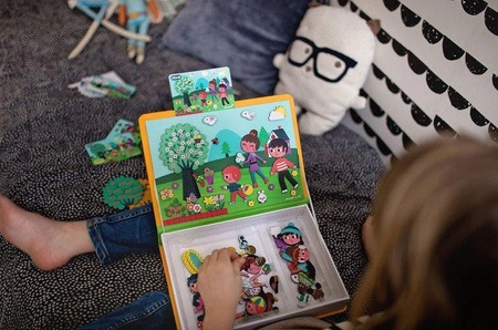 Magnetyczna układanka 4 pory roku Magnetibook, Janod