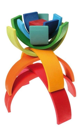 Tęcza 12-elementowa, kolorowa, 3+, Grimm's