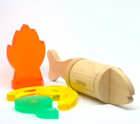 Lekkid, Konstrukcyjne drewniane klocki magnetyczne - EDU BOX