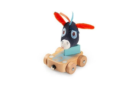 LILLIPUTIENS Zestaw 3 drewnianych pojazdów Farma 12+