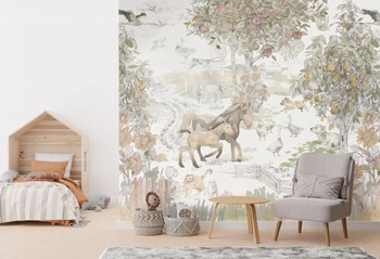 VINTAGE COUNTRY - Ponies Tapeta Malumi