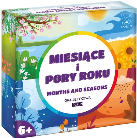 Gra językowa Miesiące i pory roku Months and seasons