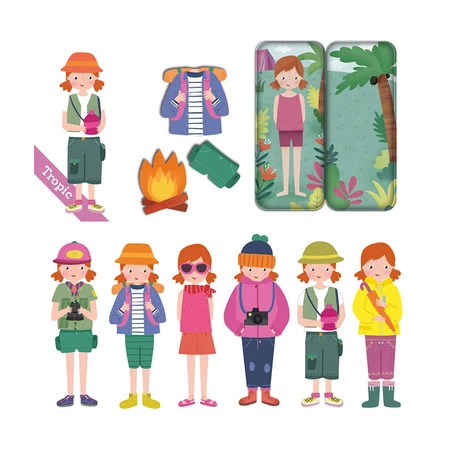 Magnetyczna układanka Mix&Match Apli Kids - Tropiki