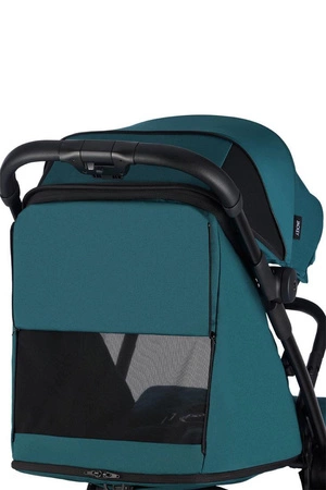 Easywalker Jackey Kompaktowy, samoskładający się wózek spacerowy z torbą transportową Teal Green