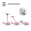 SCOOTANDRIDE Highwaykick 3S Hulajnoga z systemem sterowania 2w1 i kółkami LED składana 3+ Rose
