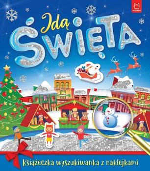 Idą święta książeczka wyszukiwanka z naklejkami