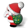 Eugy Układanka Eko 3D  Świety Mikołaj