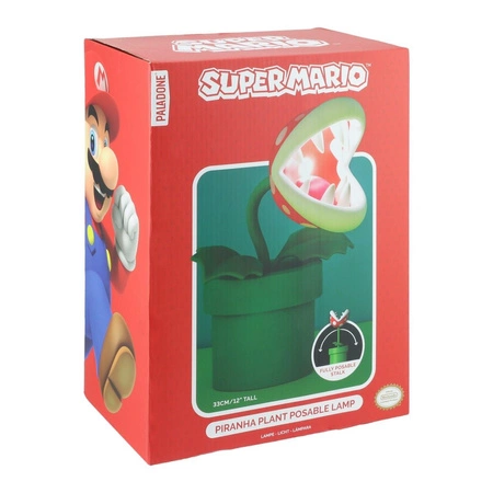 Super Mario lampka Piranha Plant Posable (wysokość: 33 cm)