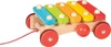Drewniana zabawka do ciągnięcia cymbałki Muzyczny spacer 61894- Goki, zabawka na sznurku
